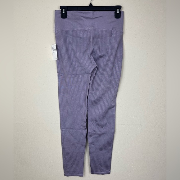 NWT‎ Good American Dusty Violet Wide Ribbed Seamless Leggings - Picture 6 of 6